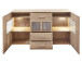 Sideboard >Springhill< in Artisan Eiche aus Metall - 170x94x42cm (BxHxT)