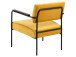 Relaxsessel >Clementia I< in Schwarz/matt aus Metall - 66,5x77x67cm (BxHxT)