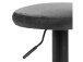 Barhocker >Filbert I< (2er Set) in Dunkelgrau aus Metall - 40x82x40cm (BxHxT)