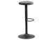 Barhocker >Filbert I< (2er Set) in Dunkelgrau aus Metall - 40x82x40cm (BxHxT)