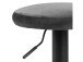 Barhocker >Filbert I< (2er Set) in Dunkelgrau aus Metall - 40x82x40cm (BxHxT)