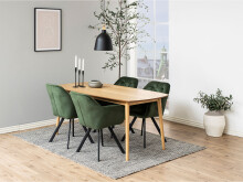 Armlehnstuhl >Lorin I< in Schwarz/matt aus Metall - 57,5x81,5x61,5cm (BxHxT)