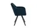 Armlehnstuhl >Lorin I< in Schwarz/matt aus Metall - 57,5x81,5x61,5cm (BxHxT)