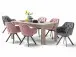 Armlehnstuhl >Lorin I< in Schwarz/matt aus Metall - 57,5x81,5x61,5cm (BxHxT)