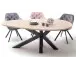 Armlehnstuhl >Lorin I< in Schwarz/matt aus Metall - 57,5x81,5x61,5cm (BxHxT)