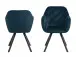 Armlehnstuhl >Lorin I< in Schwarz/matt aus Metall - 57,5x81,5x61,5cm (BxHxT)
