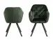 Armlehnstuhl >Lorin I< in Schwarz/matt aus Metall - 57,5x81,5x61,5cm (BxHxT)