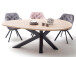 Armlehnstuhl >Lorin I< in Schwarz/matt aus Metall - 57,5x81,5x61,5cm (BxHxT)