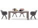 Armlehnstuhl >Lorin I< in Schwarz/matt aus Metall - 57,5x81,5x61,5cm (BxHxT)
