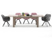 Armlehnstuhl >Lorin I< in Schwarz/matt aus Metall - 57,5x81,5x61,5cm (BxHxT)