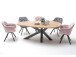 Armlehnstuhl >Lorin I< in Schwarz/matt aus Metall - 57,5x81,5x61,5cm (BxHxT)