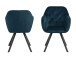 Armlehnstuhl >Lorin I< in Schwarz/matt aus Metall - 57,5x81,5x61,5cm (BxHxT)