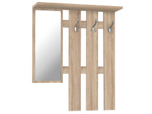 Garderoben-Set >Renton< in Weiß - 100x180x25cm (BxHxT)