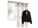 Garderoben-Set >Renton< in Weiß - 100x180x25cm (BxHxT)