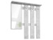 Garderoben-Set >Renton< in Weiß - 100x180x25cm (BxHxT)