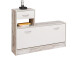 Garderoben-Set >Renton< in Weiß - 100x180x25cm (BxHxT)