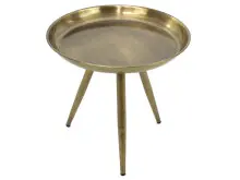 Beistelltisch >Inverell< in Gold verchromt aus...