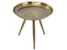 Beistelltisch >Inverell< in Gold verchromt aus...