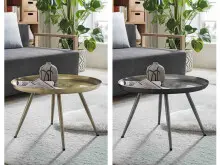 Couchtisch >Padraig< aus Stahl - 61x38x61cm (BxHxT)