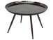 Couchtisch >Padraig< in Anthrazit aus Stahl verzinkt - 61x38x61cm (BxHxT)