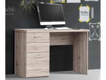 Schreibtisch >Balu< in Sandeiche - 110x76,5x60cm (BxHxT)