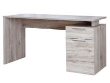 Schreibtisch >Balu< in Alufarben - 140x73x60cm (BxHxT)