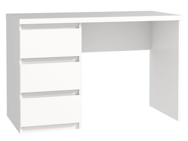 Schreibtisch >Balu< in Weiß Matt - 108x72,5x50cm (BxHxT)