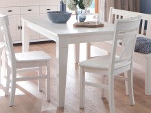 Esstisch >Lynea< in  aus Massivholz - 180x75,5x90cm...