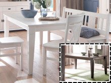 Esstisch >Lynea< in  aus Massivholz - 180x75,5x90cm...