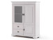 Kommode >Lynea< in Weiß aus Glas - 111,5x140,5x41,5cm (BxHxT)
