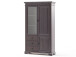 Vitrine >Lynea< in Rustikal aus Glas - 112x196x41,5cm (BxHxT)