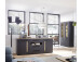 Sideboard >Lewes< in Graphit aus Kunststoff - 180x81x44cm (BxHxT)