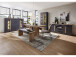 Sideboard >Lewes< in Graphit aus Kunststoff - 180x81x44cm (BxHxT)