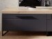 TV-Board >Lewes< in Graphit aus Kunststoff - 96x55x44cm (BxHxT)