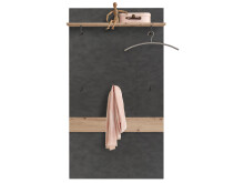 Garderobenpaneel >Birkenhead< in  - 80x144,5x27cm (BxHxT)