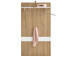 Garderobenpaneel >Birkenhead< in  - 80x144,5x27cm (BxHxT)