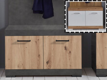 Sitzbank >Birkenhead I< - 80x50x35cm (BxHxT)
