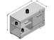 Sitzbank >Birkenhead I< - 80x50x35cm (BxHxT)