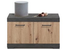 Sitzbank >Birkenhead< in Matera - 80x50x35cm (BxHxT)