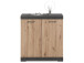 Kommode >Birkenhead I< - 80x90x35cm (BxHxT)