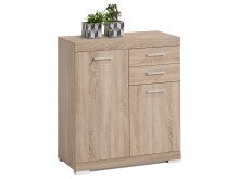 Kommode >Birkenhead II< in Eiche - 80x90x35cm (BxHxT)