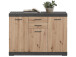 Kommode >Birkenhead< in Matera Artisan Eiche - 120x90x35cm (BxHxT)