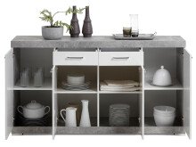 Kommode >Birkenhead< in Beton LA - 160x90x35cm (BxHxT)