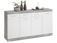 Kommode >Birkenhead< in Beton LA - 160x90x35cm (BxHxT)