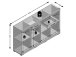 Kommode >Birkenhead< in Beton LA - 160x90x35cm (BxHxT)