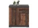 Kommode >Birkenhead< in Matera Old Style dunkel - 80x90x50cm (BxHxT)