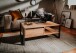 Couchtisch >Arvada< in Artisan Eiche aus MDF - 100x40x55cm (BxHxT)