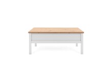 Couchtisch >Batley< in Weiß - 100x40x55cm (BxHxT)