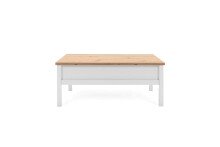 Couchtisch >Batley< in Weiß - 100x40x55cm (BxHxT)