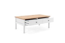 Couchtisch >Batley< in Weiß - 100x40x55cm (BxHxT)